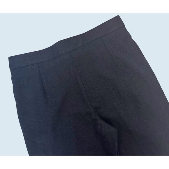 Stella McCartney Navy Zipper Ruffle Detail Stirrup Pants Size Small - Picture 6 of 8